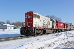 SOO 4426 leads CP 4618 and 9 covered hoppers